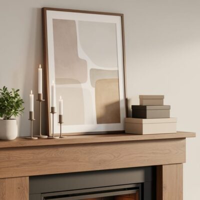Transform Your Fireplace Mantel from Boring to Beautiful (Without Spending a Fortune)