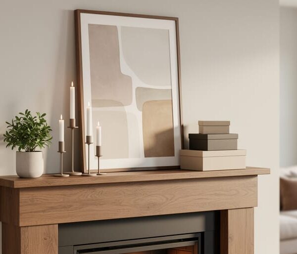 Transform Your Fireplace Mantel from Boring to Beautiful (Without Spending a Fortune)