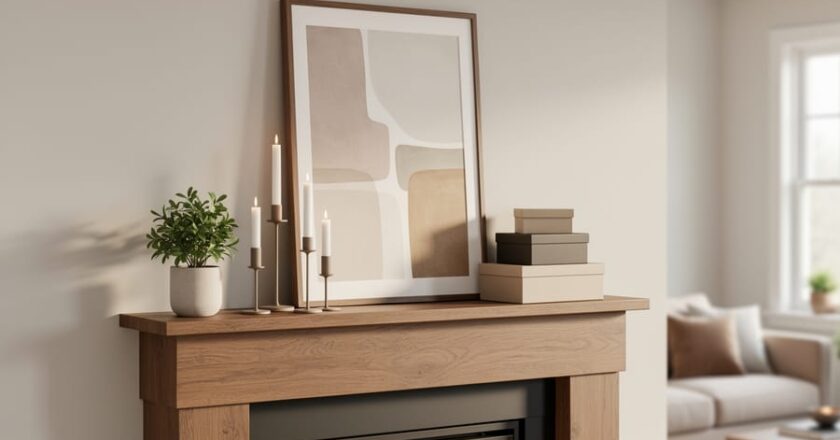 Transform Your Fireplace Mantel from Boring to Beautiful (Without Spending a Fortune)